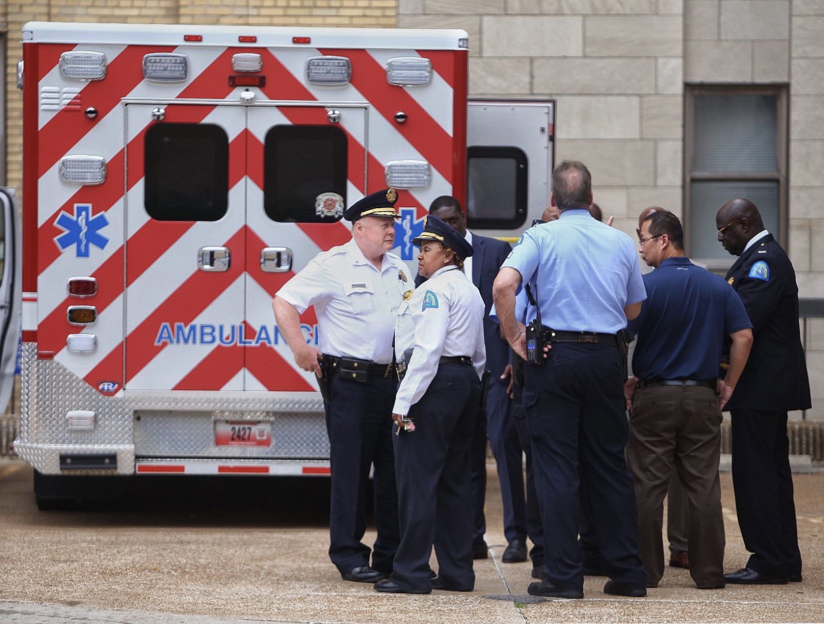Officer shot